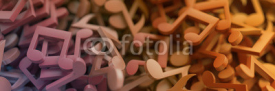 Fototapety Musical notes background