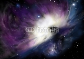 Naklejki Illustration of orion nebula