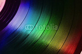 Fototapety vinyl record background , retro look