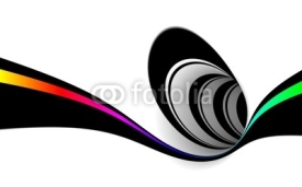 Fototapety Abstract black and white design